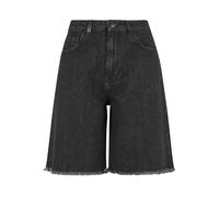 Shorts 2Y STUDIOS "2Y Studios Tima Shorts", Damen, Gr. 31, Normalgrößen, schwarz (washed schwarz), 100% Baumwolle, unifarben, normal, Hosen Shorts (58553566-31) washed schwarz