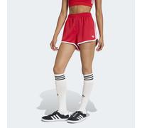 Shorts ADIDAS ORIGINALS "3-STREIFEN SPRINTER", Damen, Gr. S, N-Gr, better scarlet, weiß, Obermaterial: 97% Polyester, 3% Elasthan, Hosen Shorts (49032419-S) better scarlet, weiß