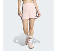 Shorts ADIDAS ORIGINALS "FB SHORT", Damen, Gr. S, N-Gr, sandy pink, aurora coffee, normal, gr., Obermaterial: 100% Polyester, Hosen Shorts, FIREBIRD Classic Short, locker geschnitten (74653635-S) sand