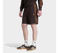 Shorts ADIDAS ORIGINALS "FIREBIRD", Herren, Gr. M, N-Gr, aurora coffee, dusky bronze, normal, gr., Obermaterial: 100% Polyester, Hosen Shorts, für Erwachsene, mit Kordelverschluss, Normal-weite Bermud