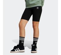 Shorts ADIDAS ORIGINALS "RIB C SHORTS", Mädchen, Gr. 170, N-Gr, schwarz, Obermaterial: 46% Baumwolle, 45% Viskose, 9% Elasthan, Hosen Shorts, ohne Verschluss, aus Baumwolle, Viskose und Elasthan (4574