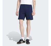 Shorts ADIDAS ORIGINALS "TREFOIL ESSENTIALS FLEECE", Herren, Gr. XXL, N-Gr, blau (night indigo, normal, gr.), Obermaterial: 100% Baumwolle, Hosen Shorts (36279601-XXL) night indigo, normal, gr.