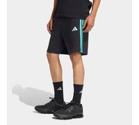 Shorts ADIDAS PERFORMANCE "MERCEDES - AMG PETRONAS FORMEL 1 TEAM DNA", Herren, Gr. S, N-Gr, schwarz, semi mint rush, Obermaterial: 55% Baumwolle, 36% Polyester, 9% Viskose, Hosen Shorts (26537705-S) s