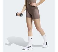 Shorts ADIDAS PERFORMANCE "W 3SS SCULPT S", Damen, Gr. XL, Länge 5, earth strata, innenbeinlänge ca. 13 cm, Obermaterial: 80% Polyester, 20% Elasthan, Hosen Shorts (95401104-XL) earth strata, innenbei