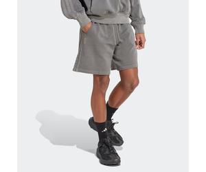 Shorts ADIDAS SPORTSWEAR "ALL SZN FRENCH TERRY S, VERWASCHENE OPTIK, 20 CM", Herren, Gr. L, N-Gr, schwarz (schwarz, normal, gr.), Obermaterial: 100% Baumwolle, Hosen Shorts, lockere Passform, 20 cm In