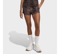 Shorts ADIDAS SPORTSWEAR "SEASONAL ESSENTIALS LEOPARD PRINT WOVEN MIT 3-STREIFEN", Damen, Gr. XXL, N-Gr, multicolor, earth strata, normal, gr., Obermaterial: 100% Polyester, Hosen Shorts (92806359-XXL