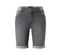 Shorts AENGELS "AENGELS Bermuda TU Sporty Denim", Damen, Gr. 34, Normalgrößen, grau (light grau used), 98% Baumwolle, 2% Elasthan, unifarben, skinny fit, Hosen Shorts (49021167-34) light grau used