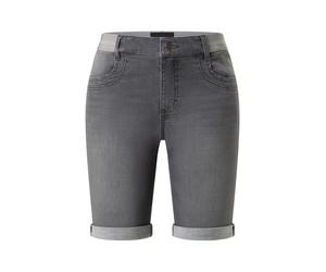 Shorts AENGELS "AENGELS Bermuda TU Sporty Denim", Damen, Gr. 34, Normalgrößen, grau (light grau used), 98% Baumwolle, 2% Elasthan, unifarben, skinny fit, Hosen Shorts (49021167-34) light grau used