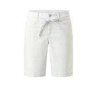 Shorts AENGELS "AENGELS LIA CITY", Damen, Gr. 46, Normalgrößen, weiß (sky used), 89% Baumwolle, 8% Polyester, 3% Elasthan, unifarben, normal, Hosen Shorts (27666232-46) sky used