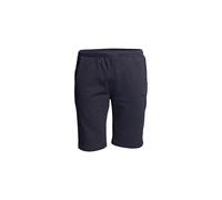 Shorts AHORN SPORTSWEAR, Herren, Gr. 7XL, EURO-Größen, blau, 80% Baumwolle, 20% Polyester, bestickt, kurz, Hosen Shorts, mit Logo-Stickerei (77060100-7XL) blau