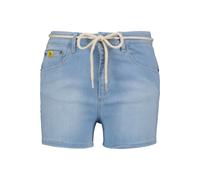 Shorts ALIFE & KICKIN "Damen JanaAK DNM A", Damen, Gr. L, Normalgrößen, blau (light denim washed), 86% Baumwolle, 8% Polyester, 6% Elasthan, Hosen Shorts (95459843-L) light denim washed