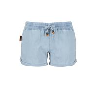 Shorts ALIFE & KICKIN "Damen JaneAK", Damen, Gr. L, Normalgrößen, blau (light denim), 95% Baumwolle, 5% Elasthan, Hosen Shorts (29886321-L) light denim