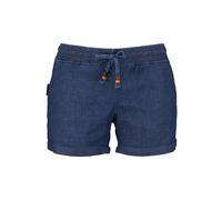 Shorts ALIFE & KICKIN "Damen JaneAK", Damen, Gr. S, Normalgrößen, blau (schwarz denim), 95% Baumwolle, 5% Elasthan, Hosen Shorts (78433157-S) schwarz denim