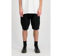 Shorts ALPHA INDUSTRIES "Aircraft Short", Herren, Gr. 30, Normalgrößen, schwarz, Obermaterial: 100% Baumwolle. Futter: 100% Baumwolle, Hosen Shorts (84062228-30) schwarz