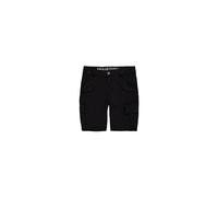 Shorts ALPHA INDUSTRIES "Airman Short", Damen, Gr. 28, Normalgrößen, schwarz, Obermaterial: 98% Baumwolle, 2% Elastan; Futter: 100% Baumwolle, Hosen Shorts (57355245-28)