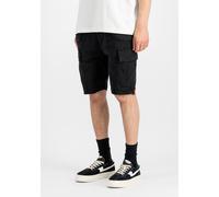 Alpha Industries Kurze Hose Airman – Herren – Baumwolle/Elastan – Größe 30 Schwarz
