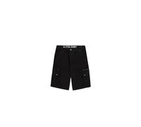 Shorts ALPHA INDUSTRIES "Alpha Short", Herren, Gr. 36, Normalgrößen, schwarz, Obermaterial: 100% Baumwolle, Hosen Shorts (89901550-36) schwarz