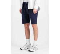 Shorts ALPHA INDUSTRIES "Basic Cotton Short", Herren, Gr. 34, Normalgrößen, blau (ultra navy), Obermaterial: 100% Baumwolle, Hosen Shorts (84040530-34) ultra navy