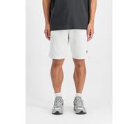 Shorts ALPHA INDUSTRIES "Basic Short SL II", Herren, Gr. 3XL, Normalgrößen, grau (pastel grau melange), Obermaterial: 80% Baumwolle, 20% Polyester, Hosen Shorts (92643141-XXXL) pastel grau melange