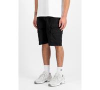 Shorts ALPHA INDUSTRIES "Battalion Short", Herren, Gr. 32, Normalgrößen, schwarz, Obermaterial: 100% Baumwolle, Hosen Shorts (15678714-32) schwarz