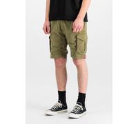 Alpha - Industries Cotton Twill Jogger Shorts - Olive L