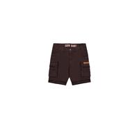 Shorts ALPHA INDUSTRIES "Crew Short", Herren, Gr. 34, Normalgrößen, braun (hunter braun), Obermaterial: 98% Baumwolle, 2% Elastan; Futter: 100% Baumwolle, Hosen Shorts (52507757-34) hunter braun