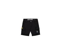 Alpha Industries - Crew Shorts Patch Cargoshorts für Männer - Größe 28 - Schwarz