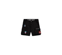 Shorts ALPHA INDUSTRIES "Flying Tigers Shorts", Herren, Gr. 30, Normalgrößen, schwarz, Obermaterial: 100% Baumwolle, Hosen Shorts (54286056-30) schwarz