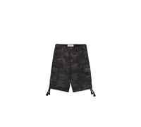 Shorts ALPHA INDUSTRIES "Jet Short Camo", Herren, Gr. 30, Normalgrößen, schwarz (schwarz camo), Obermaterial: 100% Baumwolle. Futter: 100% Baumwolle, Hosen Shorts (25225200-30) schwarz camo