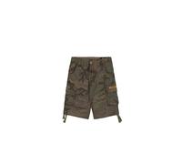 Shorts ALPHA INDUSTRIES "Alpha Industries Men - Shorts Jet Short Camo", Herren, Gr. 33, Normalgrößen, grün (schwarz olive camo), Obermaterial: 100% Baumwolle, Futter: 100% Baumwolle, Hosen (59968566-3