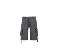 Shorts ALPHA INDUSTRIES "Jet Short", Herren, Gr. 30, Normalgrößen, grau (vintage grau), Obermaterial: 100% Baumwolle, Hosen Shorts (96941753-30) vintage grau