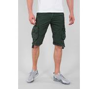 Shorts ALPHA INDUSTRIES "Jet Short", Herren, Gr. 31, Normalgrößen, blau (schwarz petrol), Obermaterial: 100% Baumwolle, Hosen Shorts (19999108-31) schwarz petrol