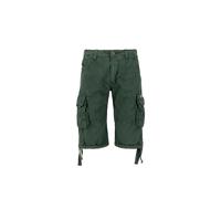 Shorts ALPHA INDUSTRIES "Jet Short", Herren, Gr. 31, Normalgrößen, blau (schwarz petrol), Obermaterial: 100% Baumwolle, Hosen Shorts (19999108-31)