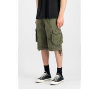 Alpha Industries - Jet Short Dark Olive - Shorts - Grün - W32 - 100% Baumwolle Grün W32