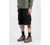 Shorts ALPHA INDUSTRIES "Jet Short", Herren, Gr. 32, Normalgrößen, schwarz, Obermaterial: 100% Baumwolle, Hosen Shorts (83068228-32) schwarz