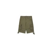 Shorts ALPHA INDUSTRIES "Jet Short", Herren, Gr. 33, Normalgrößen, grün (schwarz olive), Obermaterial: 100% Baumwolle, Hosen (95002737-33) schwarz olive