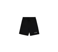 Shorts ALPHA INDUSTRIES "Label Jogger Short", Herren, Gr. S, Normalgrößen, schwarz, Obermaterial: 80% Baumwolle, 20% Polyester, Hosen Shorts (15305513-S) schwarz