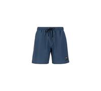 Shorts ALPHA INDUSTRIES "Label Swim Short", Herren, Gr. XS, Normalgrößen, blau (new navy), Obermaterial: 100% Polyester, Futter: 100% Polyester, Hosen Shorts (35232438-XS)