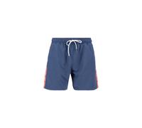 Shorts ALPHA INDUSTRIES "RBF Tape Swim Short", Herren, Gr. XS, Normalgrößen, blau (new navy), Obermaterial: 100% Polyester, Futter: 100% Polyester, Hosen Shorts (36319919-XS)