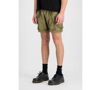 Shorts ALPHA INDUSTRIES "Utility Short", Herren, Gr. 29, Normalgrößen, grün (olive), Obermaterial: 98% Baumwolle, 2% Elastan, Hosen Shorts (39471505-29) olive