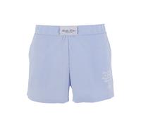 Shorts ANOTHER COTTON LAB "Another Cotton Lab Another Pyjama Pant Short", Herren, Gr. XL, US-Größen, blau, 100% Baumwolle, normal, Hosen Shorts (73873606-XL) blau