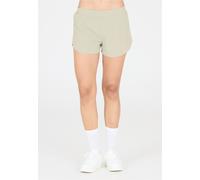 Shorts ATHLECIA "Alain", Damen, Gr. 36, EURO-Größen, beige (hellbeige), 91% Polyester, 9% Elasthan, unifarben, kurz, Hosen Shorts, mit Quick-Dry-Funktion (10675466-36) hellbeige