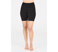 Shorts ATHLECIA "Aliya", Damen, Gr. 44, EURO-Größen, schwarz, 75% Polyamid, 25% Elasthan, unifarben, kurz, Hosen Shorts, Mit Quick-Dry-Funktion (89067234-44) schwarz