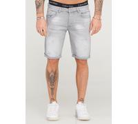 Shorts BEHYPE "LUSIEN", Herren, Gr. 30, US-Größen, grau, 98% Baumwolle, 2% Elasthan, Hosen Shorts, im 5-Pocket-Stil (48122317-30) grau