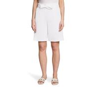 Shorts BETTY BARCLAY "Damen mit Bundfalten", Damen, Gr. 36, Normalgrößen, rohweiß, Obermaterial: 59% Baumwolle, 39% Viskose, 2% Elasthan, relaxed fit kurz, Hosen Shorts (60105168-36) rohweiß