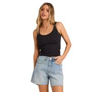 Shorts BILLABONG "Riley", Damen, Gr. 26 (XS), Normalgrößen, faded indigo fray, Obermaterial: 100% Baumwolle., Hosen Shorts (67015521-26) faded indigo fray