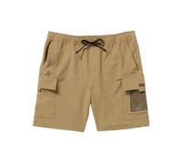 Shorts BILLABONG "Surftrek Cargo Hybrid", Herren, Gr. S, beige (gravel), Obermaterial:90% Polyester, 10% Elasthan;, Hosen Shorts (71105847-S) gravel