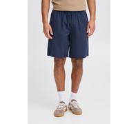 Shorts BLEND "BHBAY linen Shorts PP NOOS", Herren, Gr. XL, N-Gr, blau (marineblaus), Web, Obermaterial: 55% Leinen, 45% Baumwolle, modisch, Hosen (78732109-XL) marineblaus