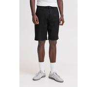 Shorts BLEND "BHBilly", Herren, Gr. M, US-Größen, schwarz, 55% Leinen, 45% Viskose, unifarben, Basic, comfort fit normal, Hosen Shorts, Casual Shorts aus Leinenmix (23343944-M) schwarz