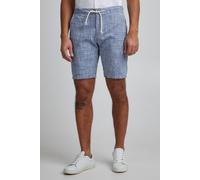 Shorts BLEND "BHBones", Herren, Gr. S, US-Größen, marine blau, Web, 100% Baumwolle, unifarben, normal kurz, Hosen Shorts, Chino Shorts aus Leinenqualität (30239900-S) marine blau